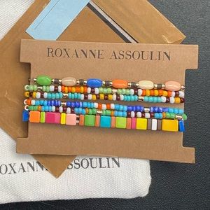 Roxanne Assoulin Stacked Bracelet Set (Brand New, Unopened!)